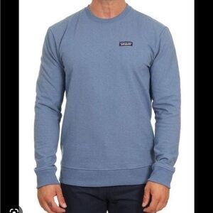 Patagonia P-6 Label Uprisal Crew Size Small Wooly Blue